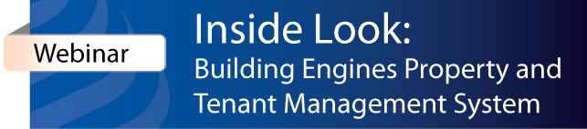 Webinar: Property and Tenant Management System Building Engines helps improve tenant service delivery.